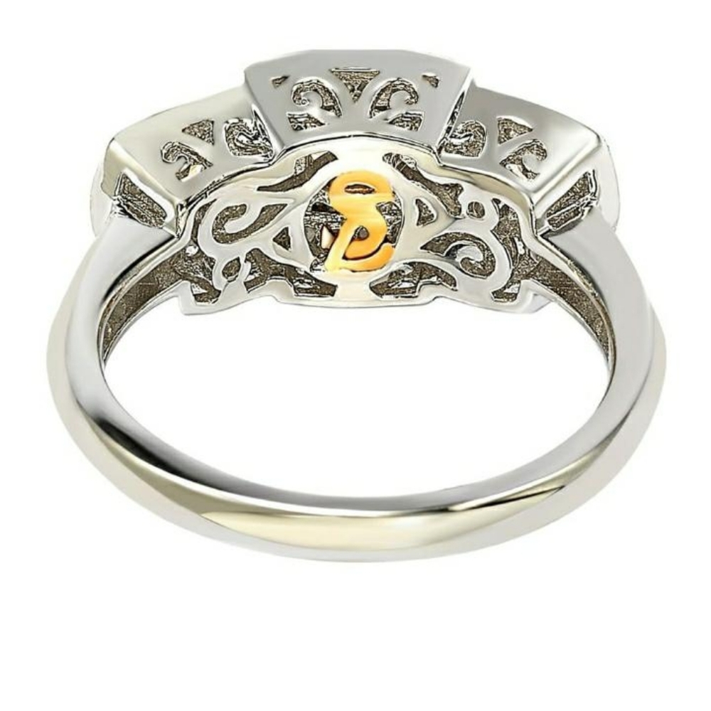 Sterling Silver Chocolate CZ Ring - Picture 11 of 13